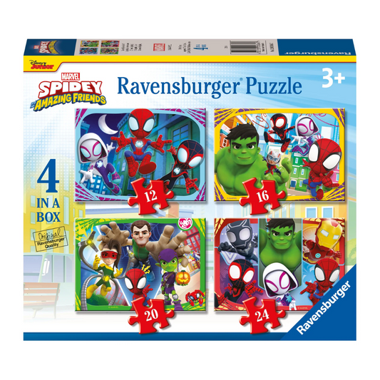 Ravensburger Marvel Spidey and His Amazing Friends Puzzle 12, 16, 20 and 24pc