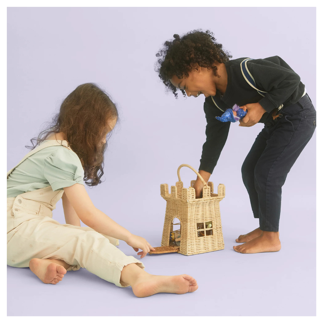 Olli Ella - Rattan Castle Bag