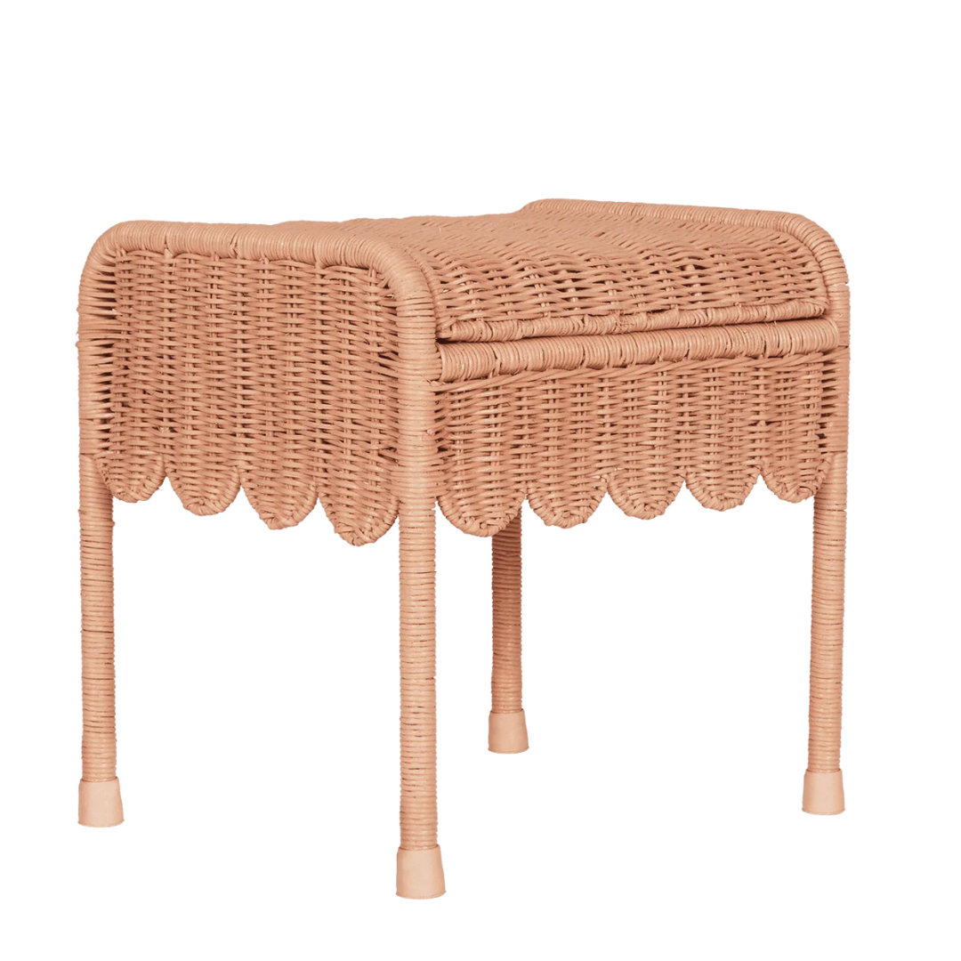 Olli Ella - Petal Storie Stool - Seashell Pink