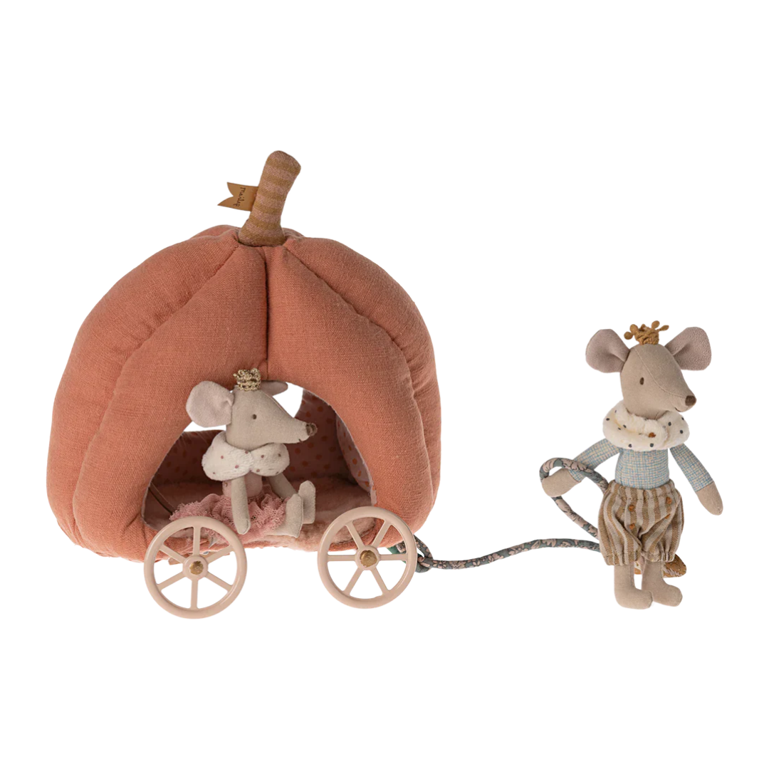 Maileg Pumpkin Carriage Mouse
