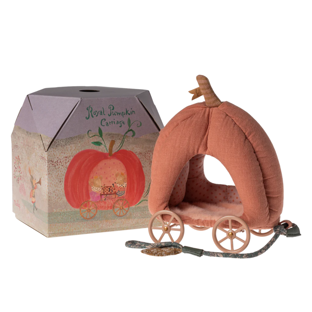 Maileg Pumpkin Carriage Mouse
