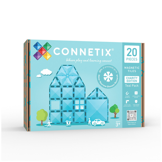 Connetix Tiles 20 Piece Charity Pack Teal