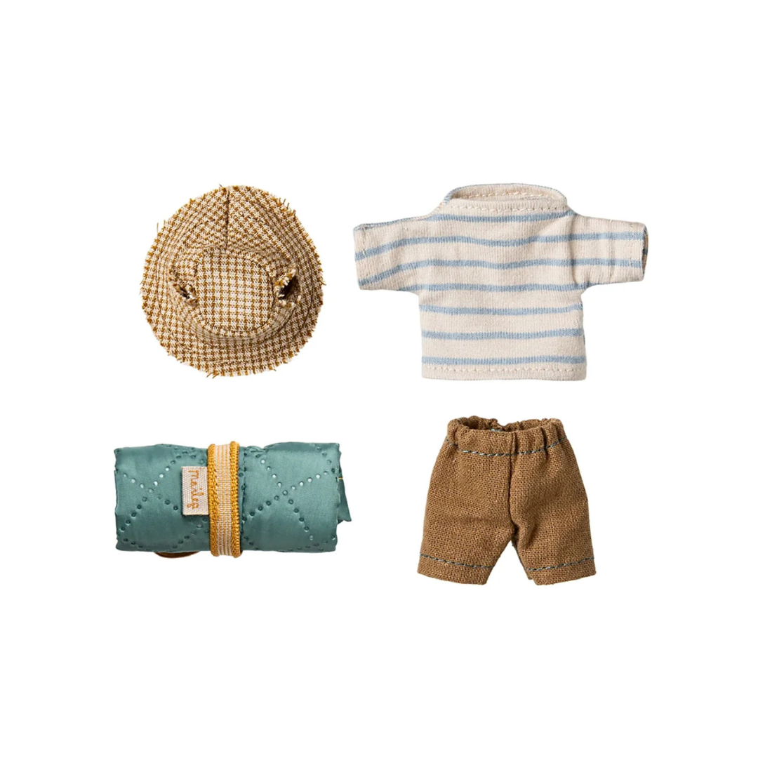 Maileg Hiker Mouse Big Brother Stripes