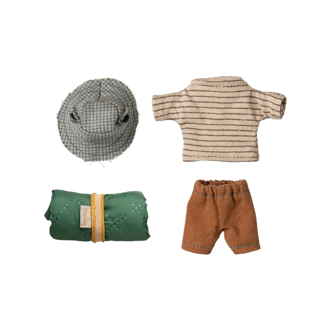 Maileg Hiker Mouse Big Brother Thin Stripes