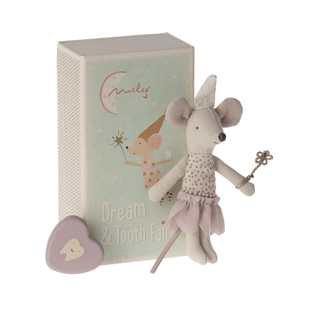 Maileg Tooth Fairy Mouse Little Sister in Box