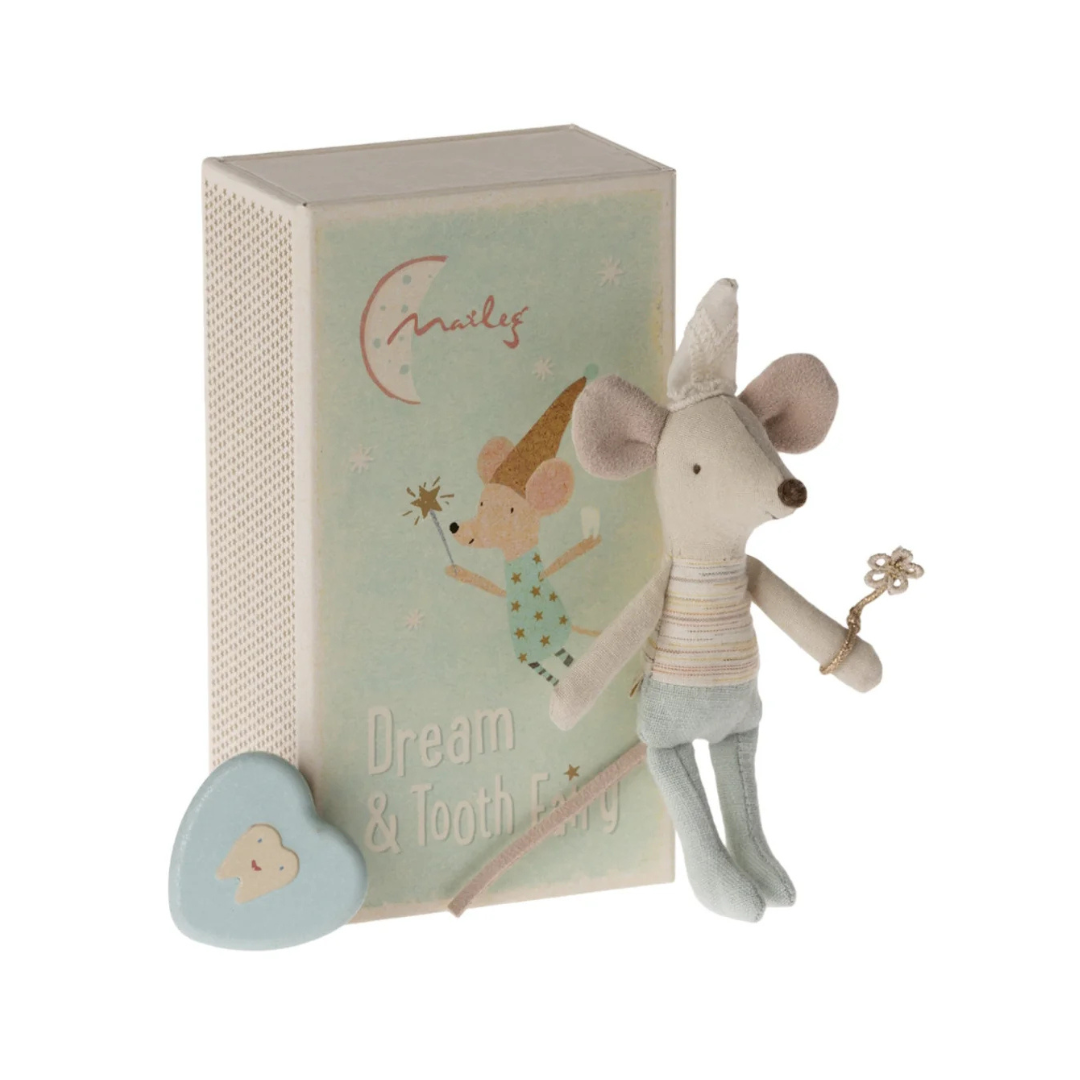 Maileg Tooth Fairy Mouse Little Brother in Box