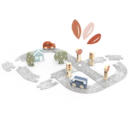 Speedy Monkey - Car Track Puzzle (incl. 2 Vehicles)