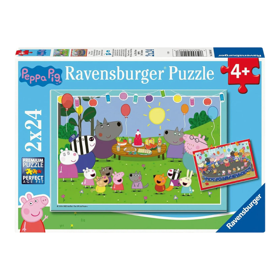Ravensburger Peppa Pig Party Time Puzzle 2 x 24pc