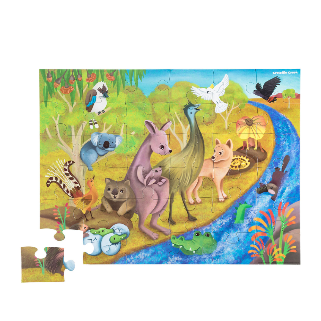 Crocodile Creek - Classic Floor Puzzle - Outback Adventures | 36 Piece