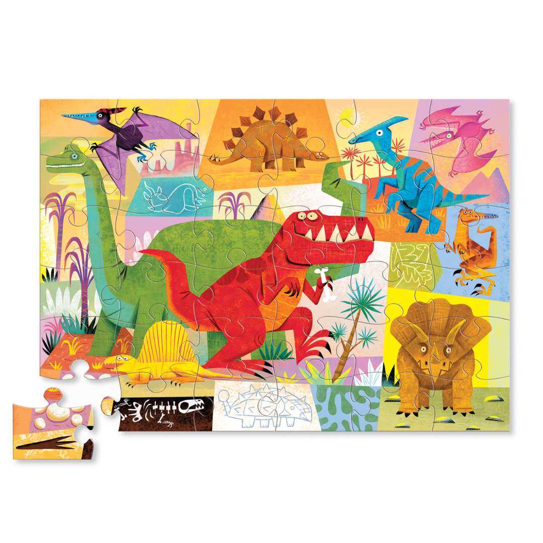 Crocodile Creek - Classic Floor Puzzle - Dinosaur | 36 Piece