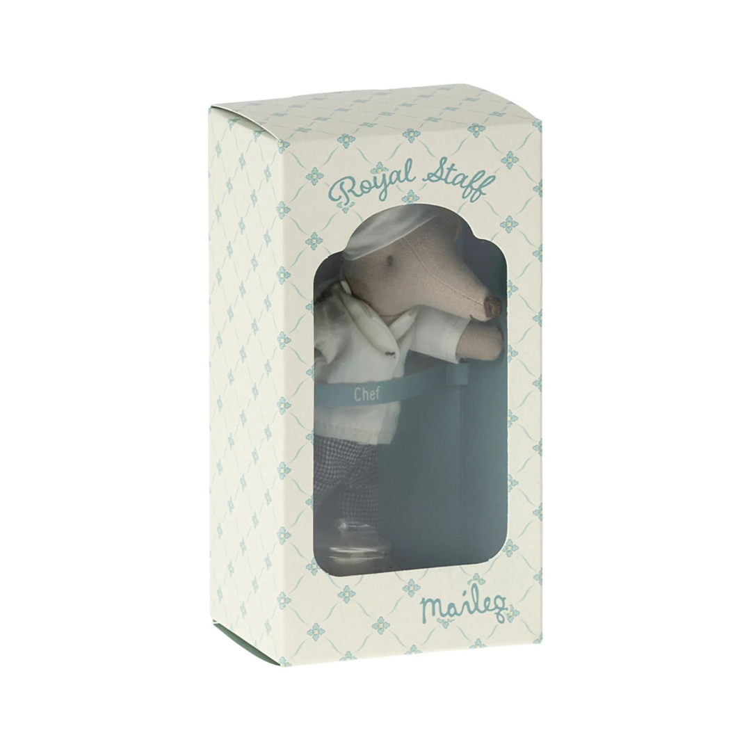 Maileg Mouse Chef with Pot & Spoon