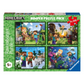 Ravensburger Minecraft Bumper Pack Puzzle 4 x 100pc