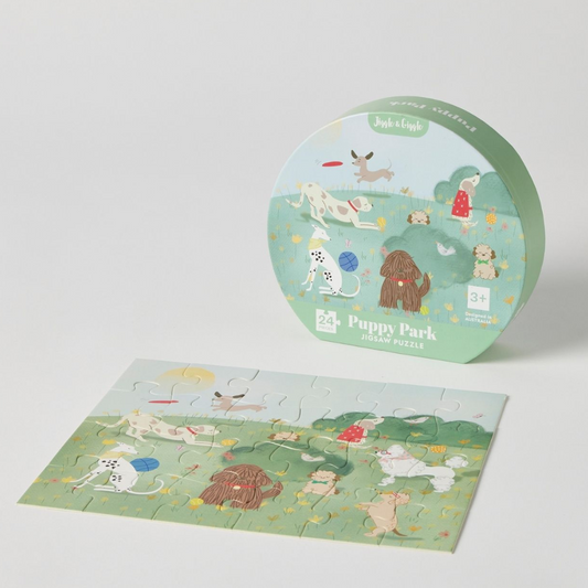 Jiggle & Giggle - Pupply Park Jigsaw 24pc Puzzle