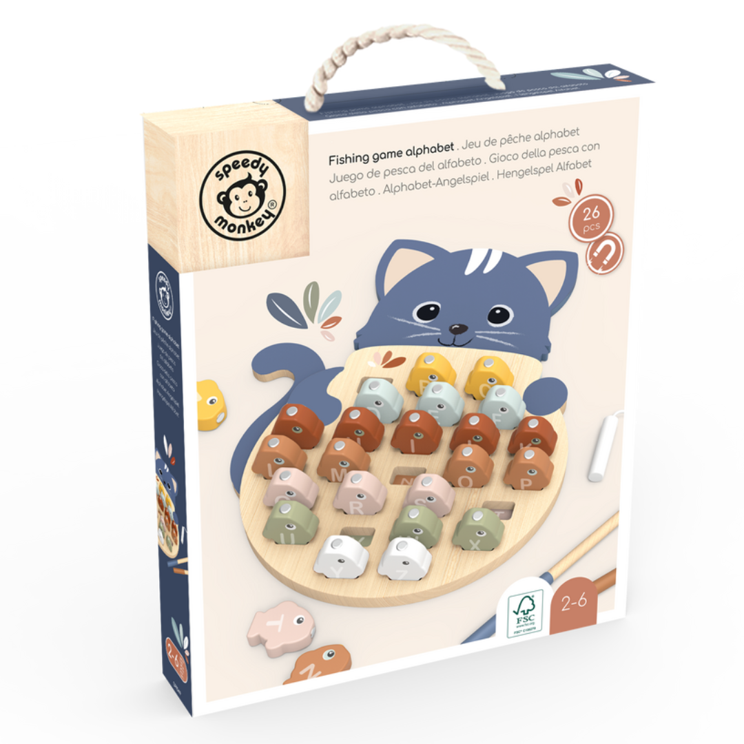 Speedy Monkey - Fishing Game Alphabet