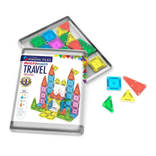 Magna-Tiles microMAGS Travel Set Deluxe - 55 Piece Set