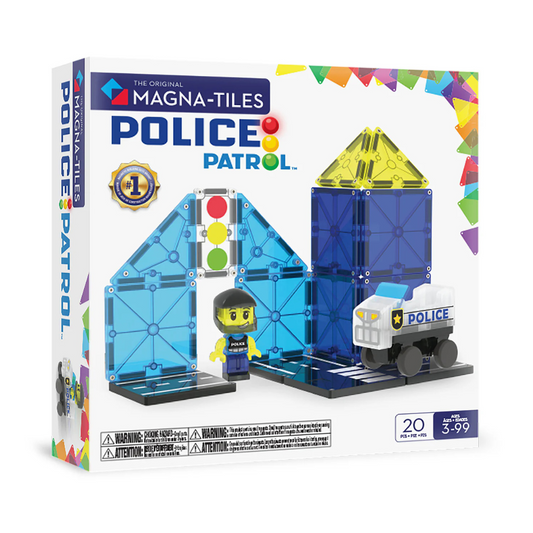 Magna-Tiles Police Patrol - 20 Piece Set