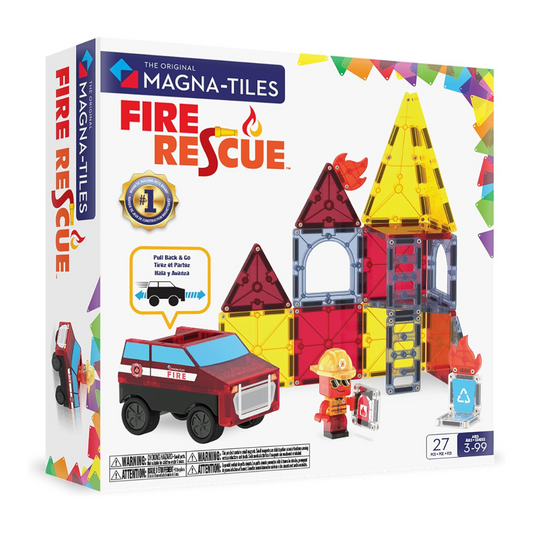 Magna-Tiles Fire Rescue - 27 Piece Set