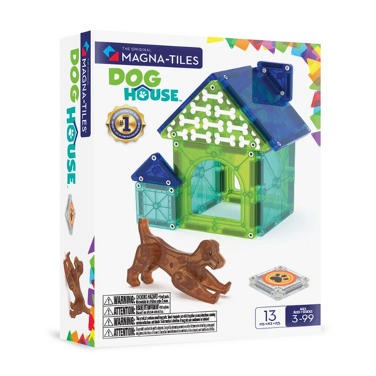 Magna-Tiles Dog House - 13 Piece Set