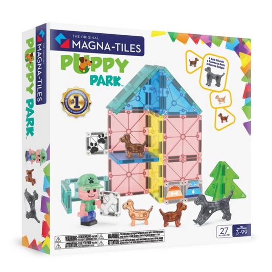 Magna-Tiles Puppy Park - 27 Piece Set