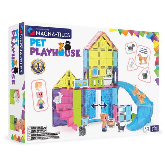 Magna-Tiles Pet Playhouse - 50 Piece Set