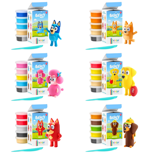 Hey Clay - Bluey Series Single Character (Select Character)