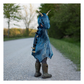 Great Pretenders - Teal and Gold Starry Night Dragon Hooded Cape
