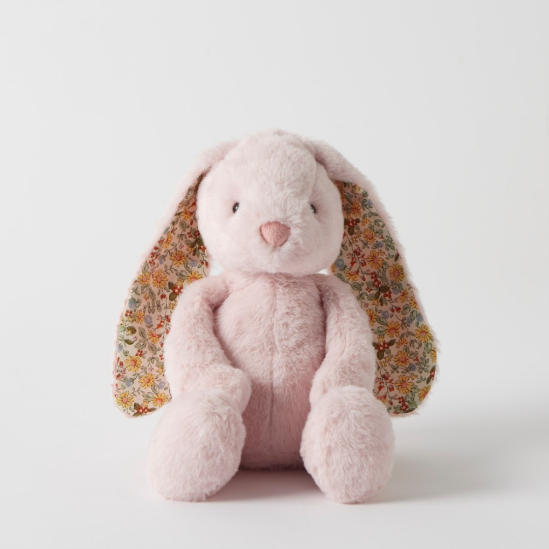 Jiggle & Giggle - Floral Pink Bunny Medium