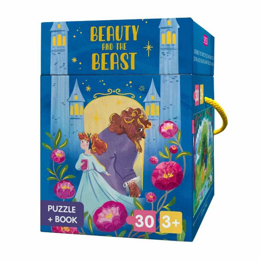 Sassi Fairy Tale Puzzle & Book Set - Beauty and the Beast