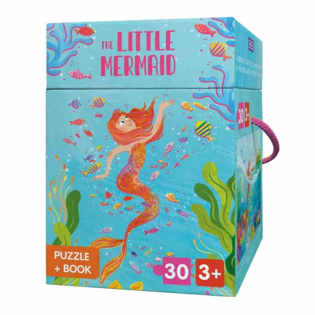 Sassi Fairy Tale Puzzle & Book Set - The Little Mermaid