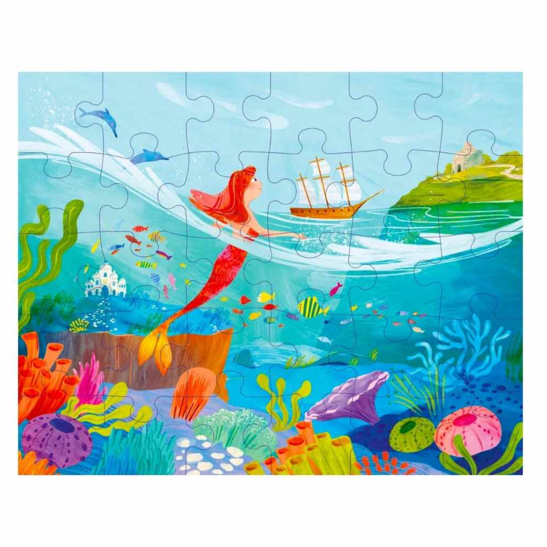 Sassi Fairy Tale Puzzle & Book Set - The Little Mermaid