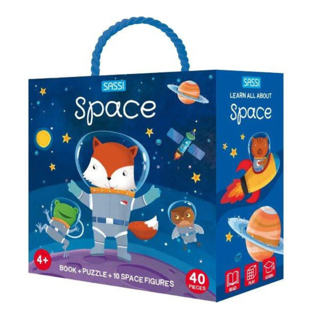 Sassi 3D Puzzle and Book Set - Space
