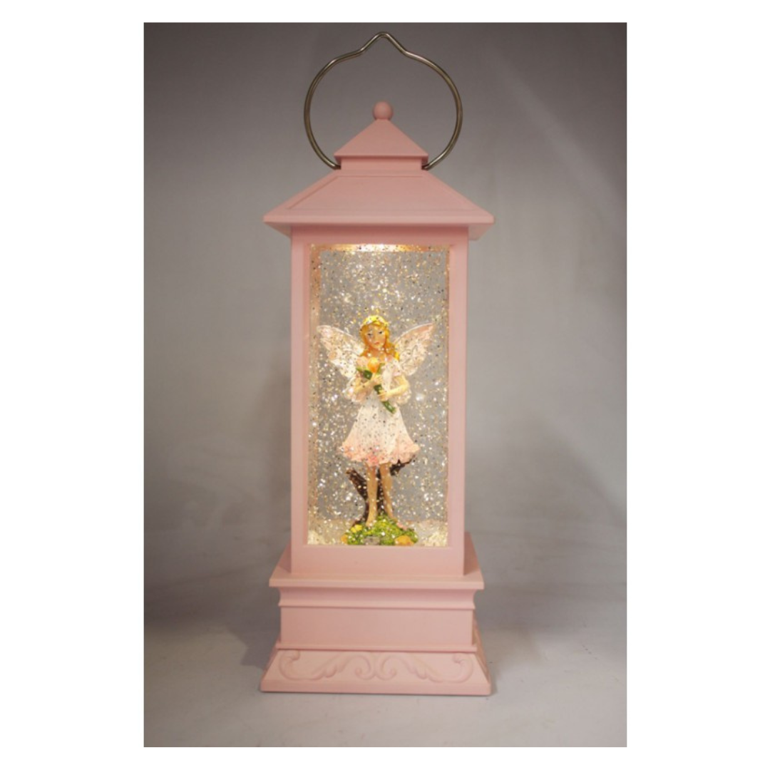 Glitter Lantern Pink with Fairy