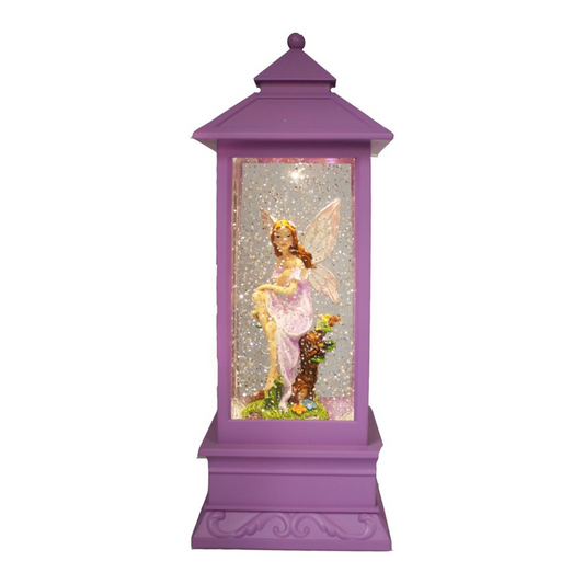 Glitter Lantern Purple with Fairy