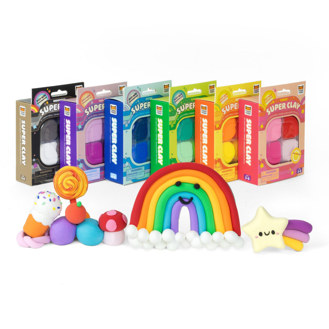 Tiger Tribe Super Clay Stationery (Select Kit)