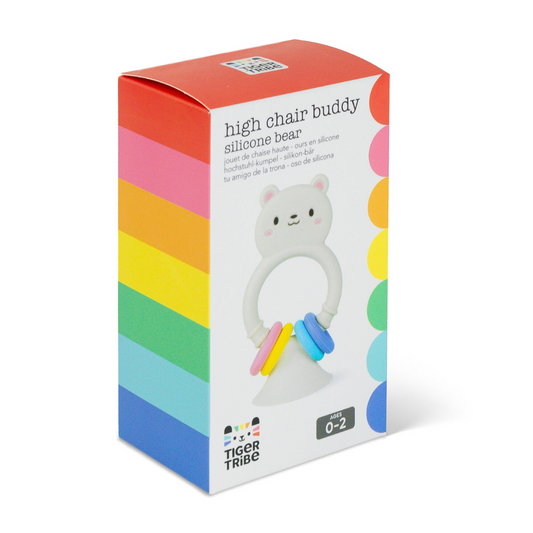 Tiger Tribe High Chair Buddy - Silicone Bear