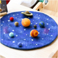 Tara Treasures - Solar System Outer Space Play Mat with Felt Planets