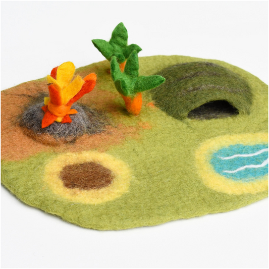Tara Treasures - Dinosaur Land Play Mat Playscape