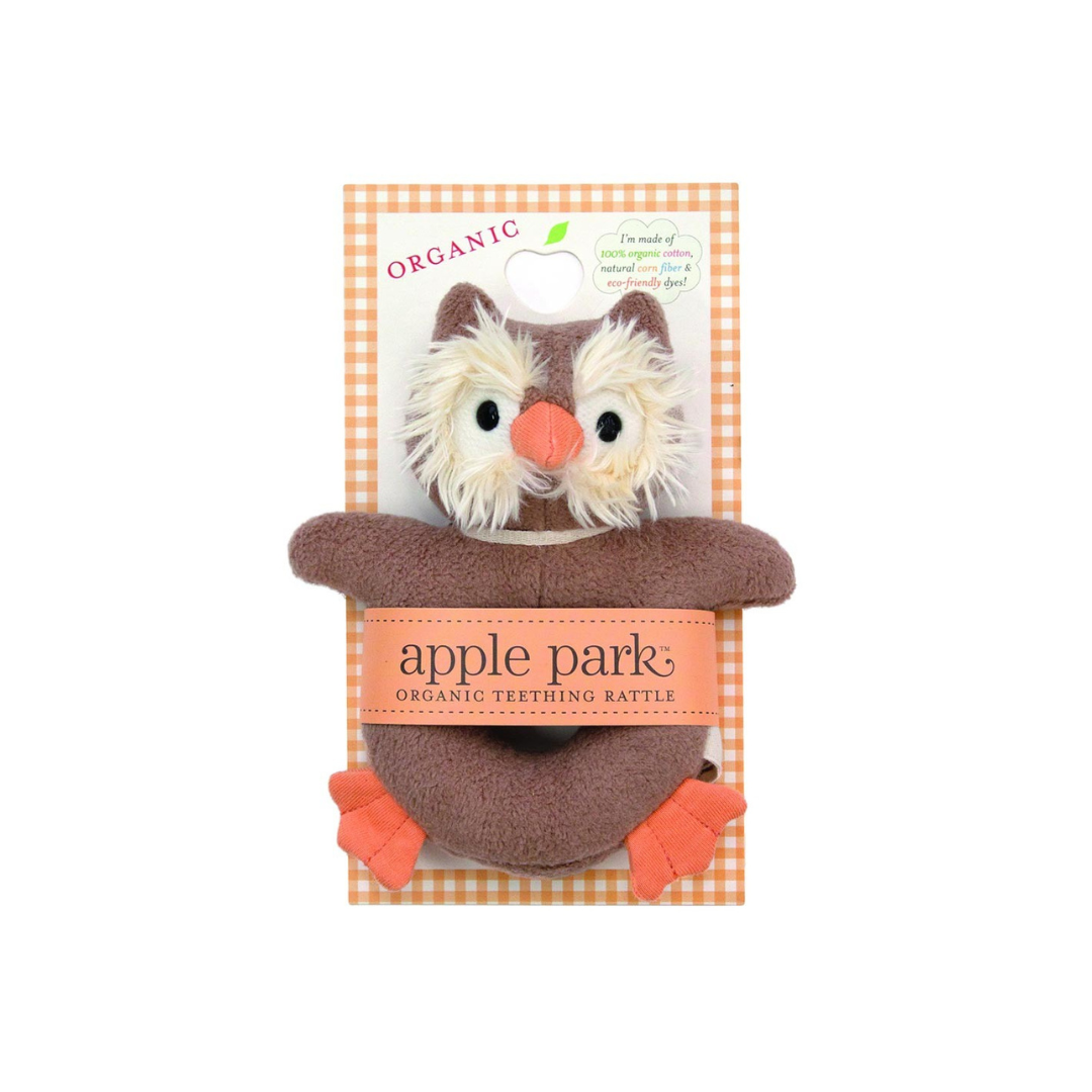Apple Park - Owl Soft Rattle