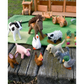 Tara Treasures - Felt Farm Animals Toys Set - Set of 10 Toys