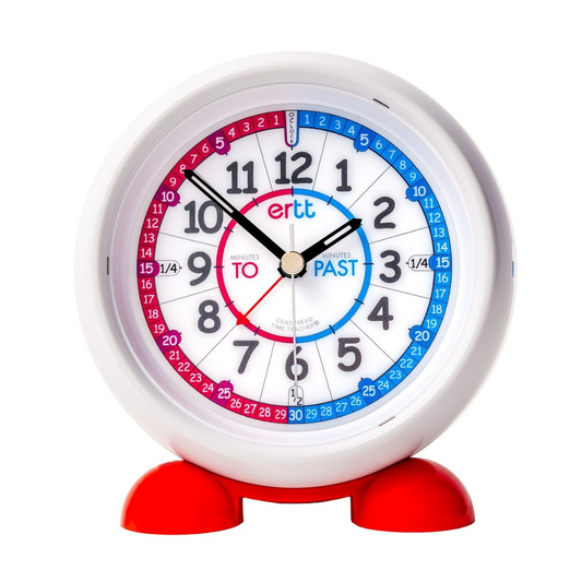 Easy Read Alarm Clock with Light (Red/Blue)