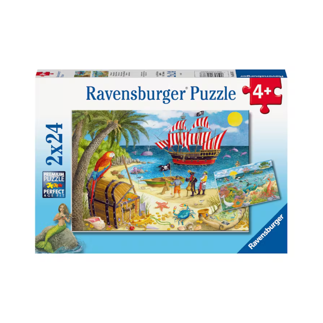 Ravensburger Pirates and Mermaids 2x24pc