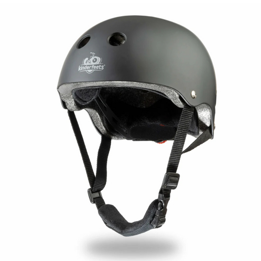 Kinderfeets Toddler Bike Helmet - Matte Black