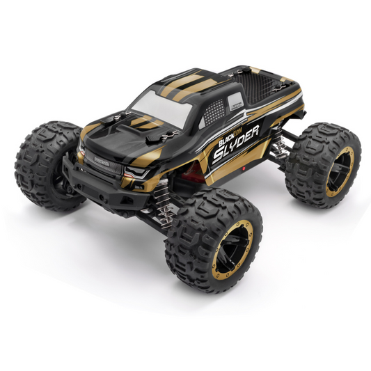 Blackzon Slyder MT 1/16 4WD Electric Remote Control Monster Truck - Gold 540101