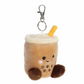 Palm Pals Clip-On Keychain - Milky Tea Boba