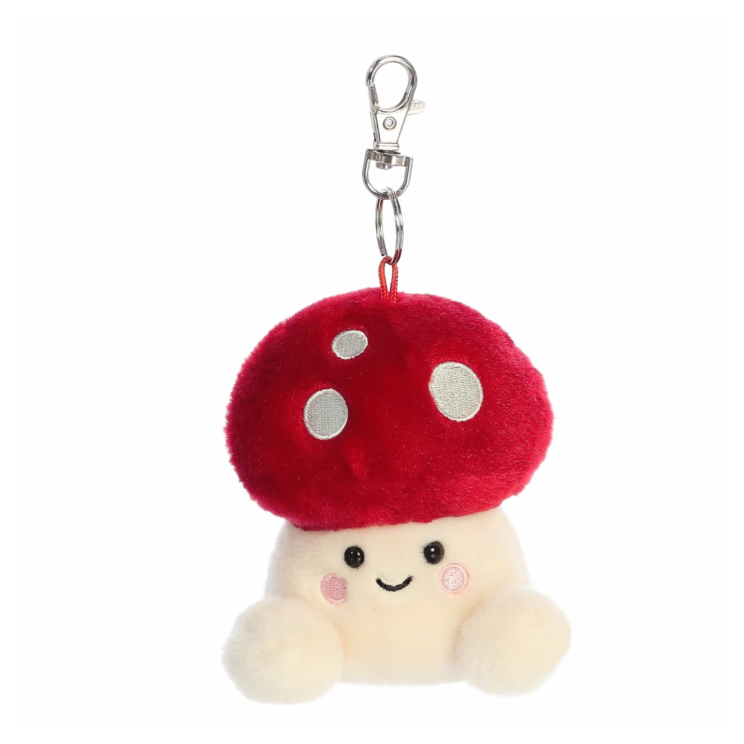 Palm Pals Clip-On Keychain - Amanita Mushroom