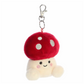 Palm Pals Clip-On Keychain - Amanita Mushroom