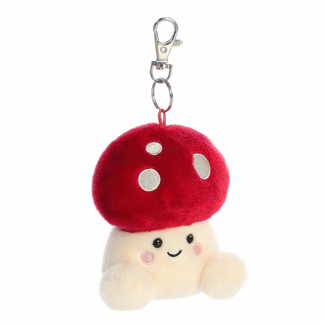 Palm Pals Clip-On Keychain - Amanita Mushroom