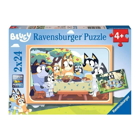 Ravensburger Bluey Let's Do This! Puzzle 2 x 24pc