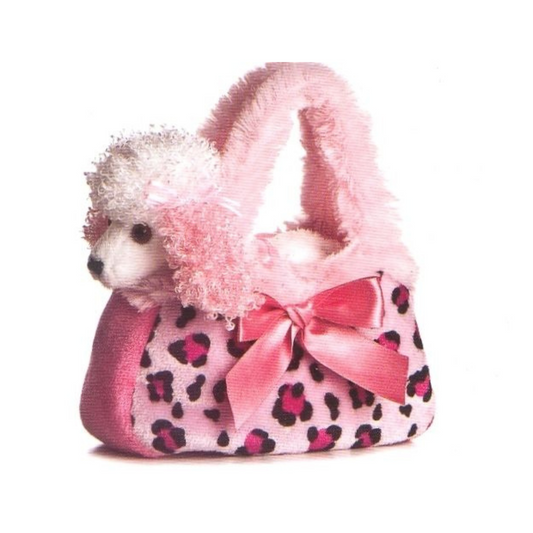 Fancy Pals - Poodle in Pink Spot Bag