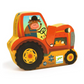 Djeco The Tractor 16pc Silhouette Puzzle